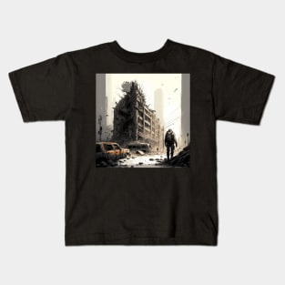 Post apocalyptic Design The last of us style Kids T-Shirt